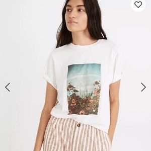 NWT Madewell Siobhan Sunset Tee, XS